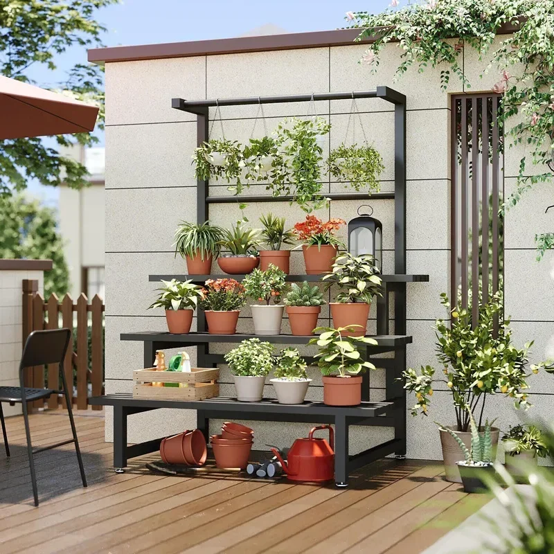 Outdoor Furniture Luxury - رف عرض مصنع متدرج ، رف