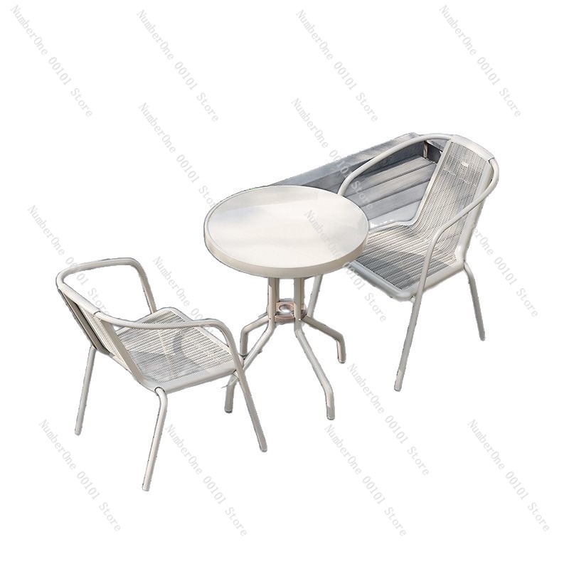 Outdoor Furniture Table And Chairs - طاولة قابلة للطي مع كرسيين للشرفة
