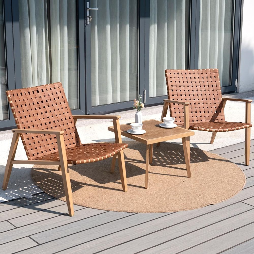 Bistro Table Set - طقم بيسترو خارجي من 3 قطع،