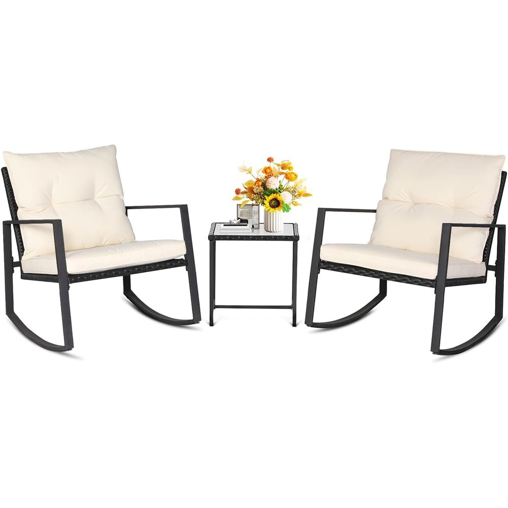Bistro Table Set - طقم بيسترو خارجي من 3 قطع،