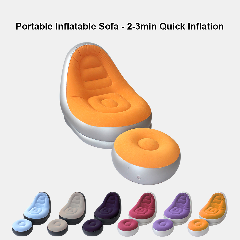 Outdoor Furniture Weatherproof - مجموعة أريكة هوائية قابلة للنفخ متعددة