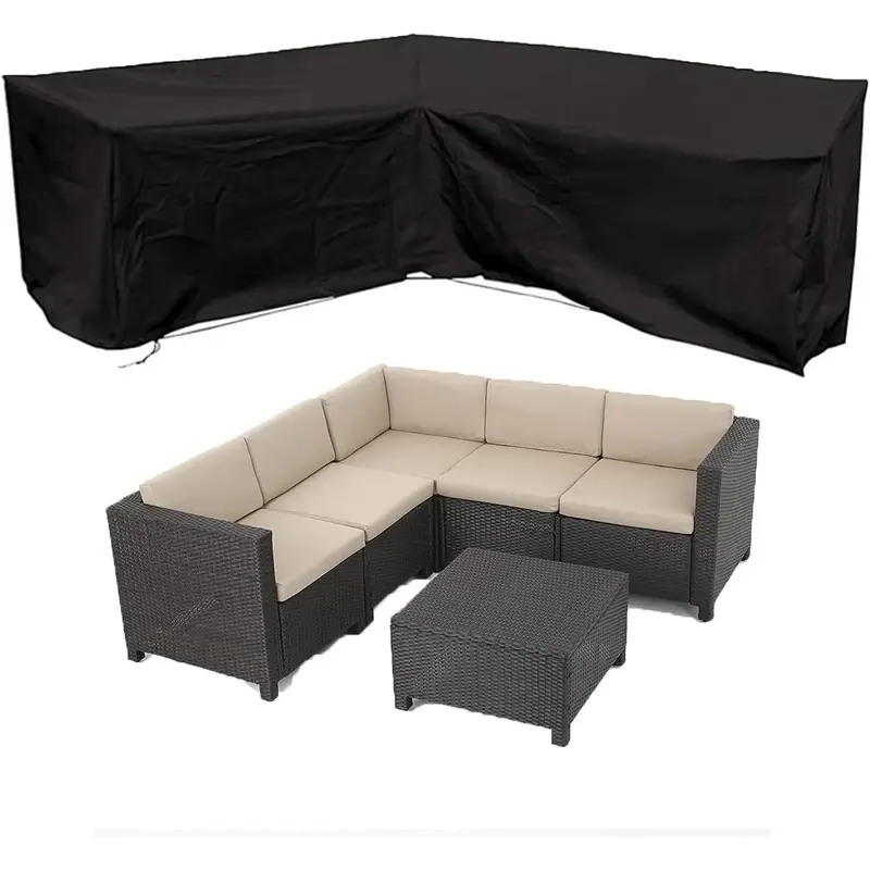 Outdoor Furniture Weatherproof - غطاء أريكة خارجي على شكل حرف