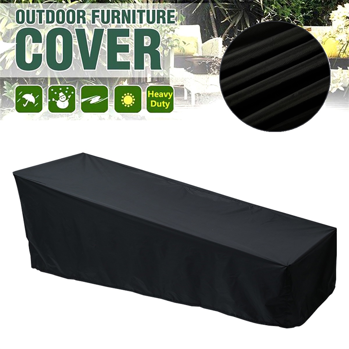 Outdoor Furniture Weatherproof - في الهواء الطلق حديقة غطاء السرير