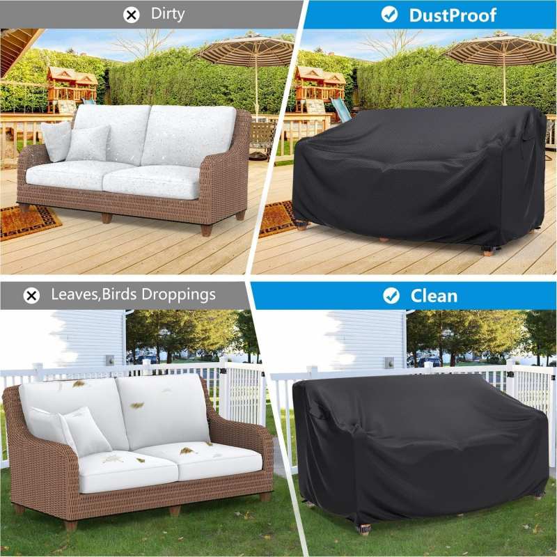 غطاء أريكة خارجي مزدوج متين بـ - مراجعة Outdoor Furniture Sofa وسعره