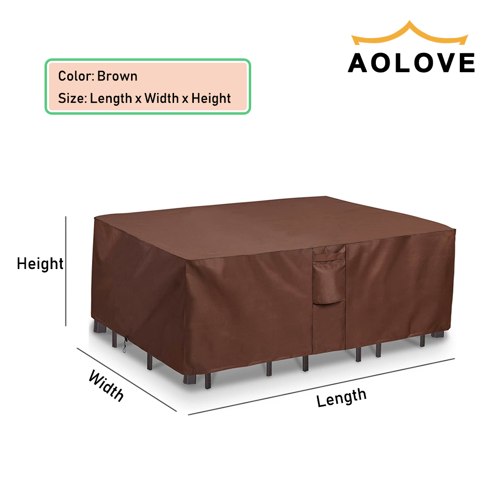 البني 420D الثقيلة في الهواء ا - مراجعة Outdoor Furniture Weatherproof وسعره