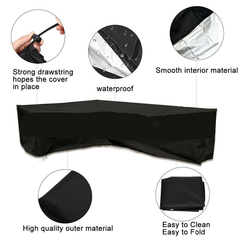 غطاء أثاث على شكل حرف L مقاوم  - مراجعة Outdoor Furniture Weatherproof وسعره