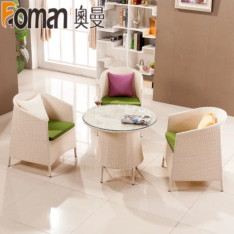 طقم طاولة وكراسي من الراتان لل - مراجعة Outdoor Furniture For Cafe وسعره