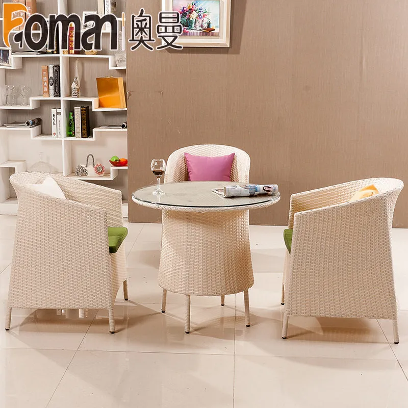 طقم طاولة وكراسي من الراتان لل - مراجعة Outdoor Furniture For Cafe وسعره