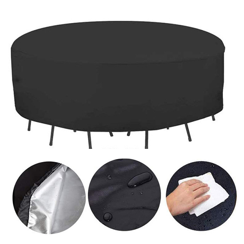 غطاء أثاث دائري بـ 12 مقاسًا،  - مراجعة Outdoor Furniture Table And Chairs وسعره