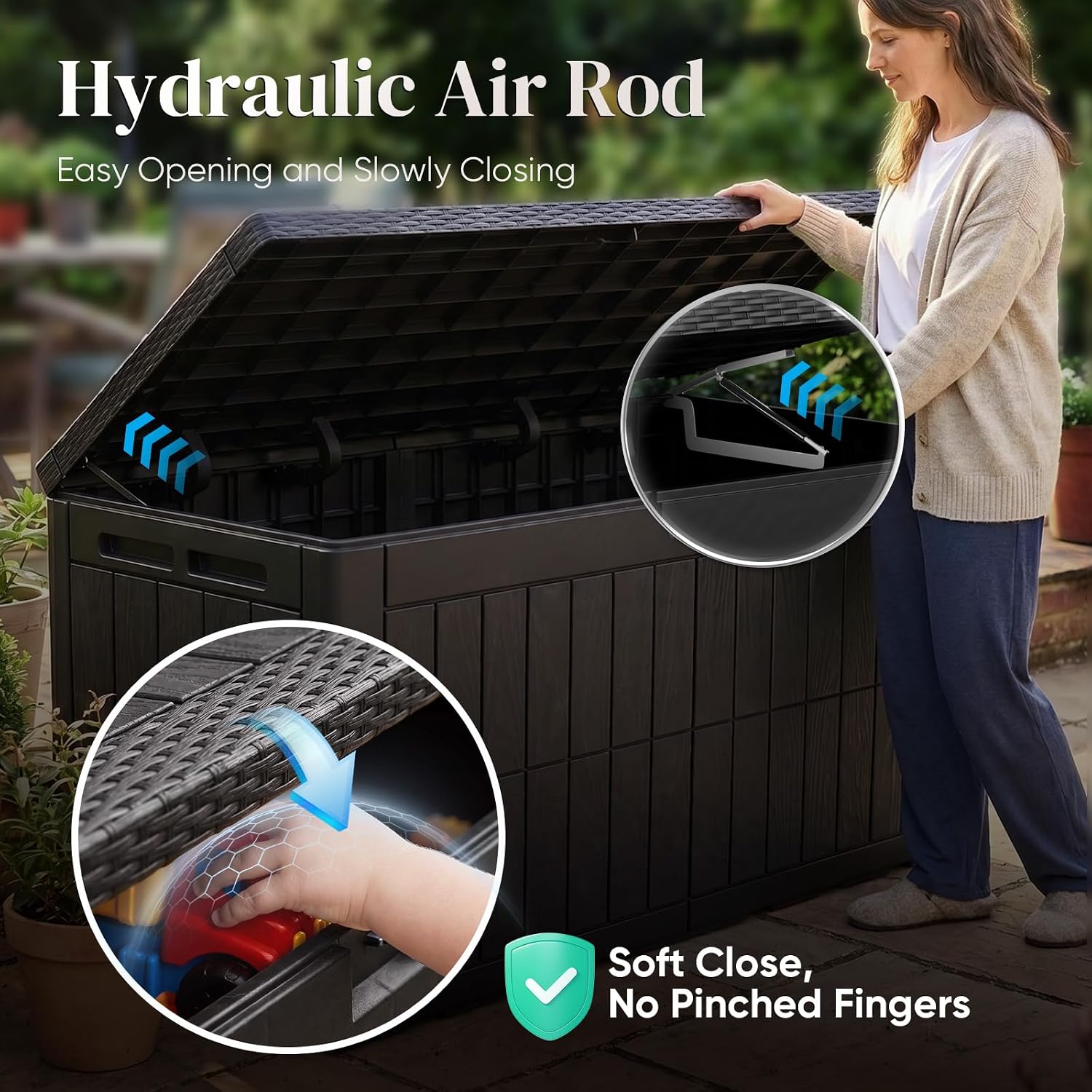 صندوق تخزين خارجي كبير سعة 120 - مراجعة Outdoor Furniture Weatherproof وسعره