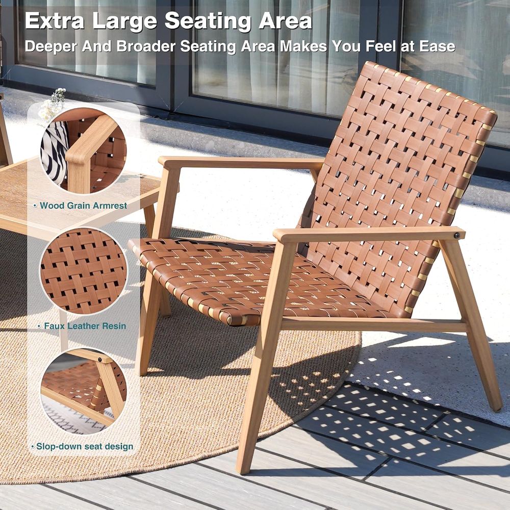 طقم بيسترو خارجي من 3 قطع، يتض - مراجعة Bistro Table Set وسعره