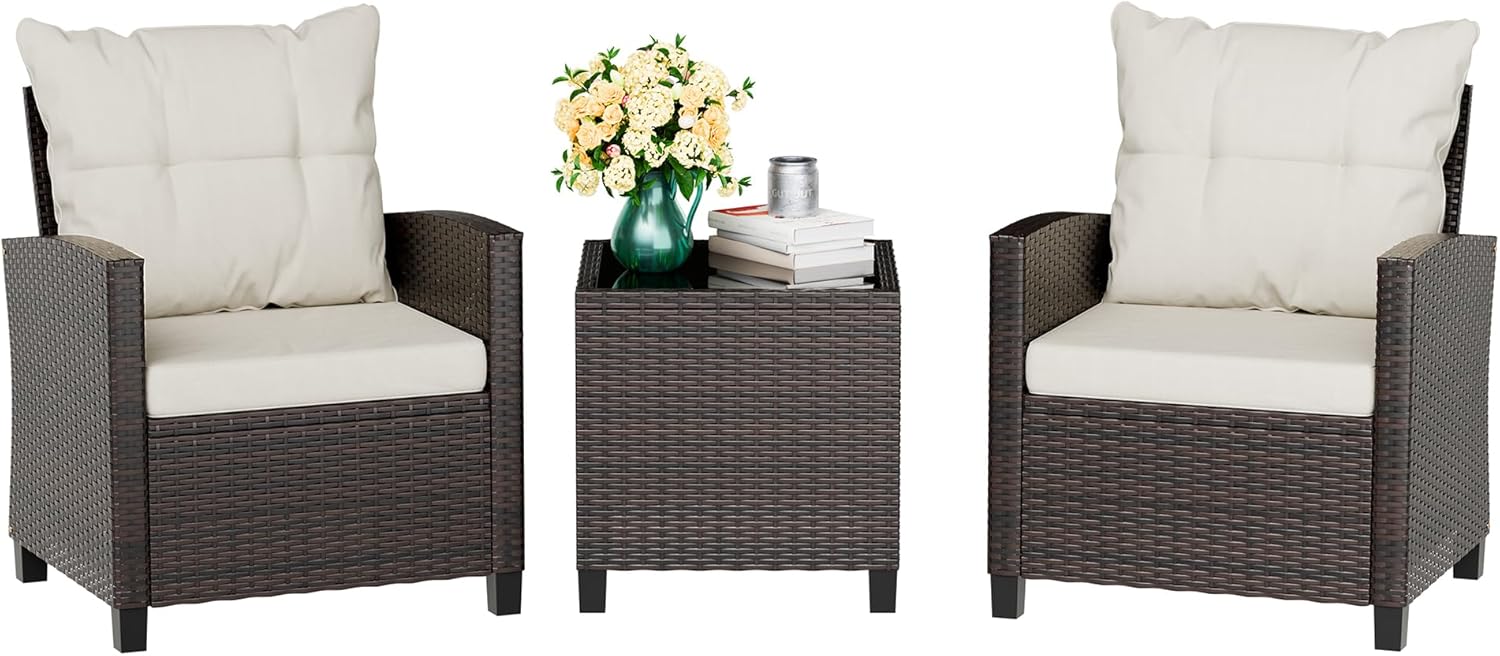 طقم بيسترو من الخيزران المضغوط - مراجعة Outdoor Furniture Sofa وسعره