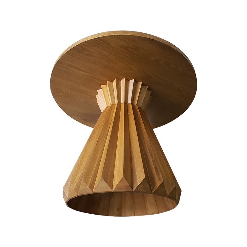 طاولة طعام دائرية عصرية من خشب - مراجعة Outdoor Furniture For Cafe وسعره