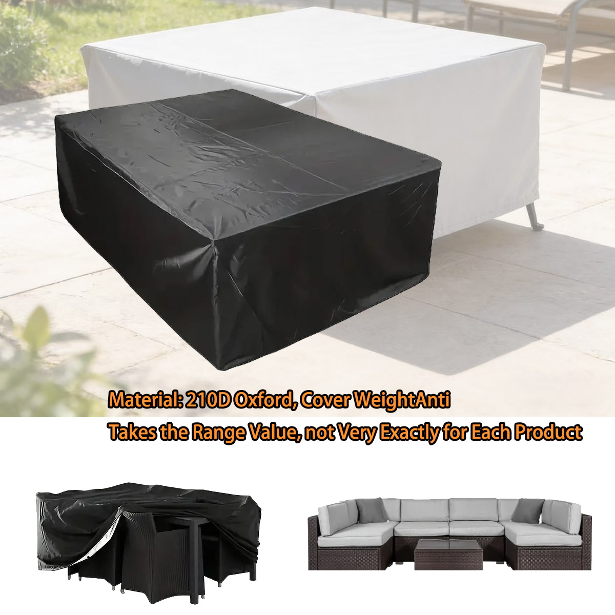غطاء أثاث خارجي بـ 600 حجم مخت - مراجعة Outdoor Furniture Table And Chairs وسعره