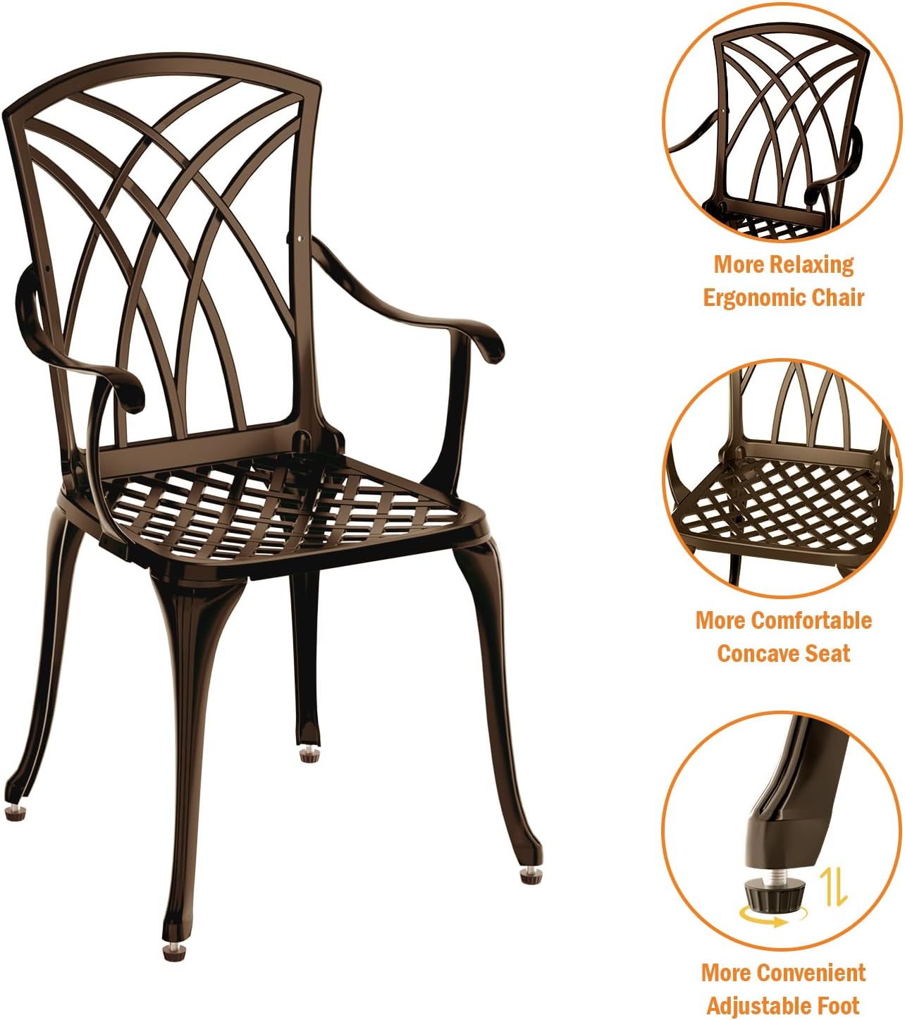 طقم بيسترو من 3 قطع مصنوع من ا - مراجعة Bistro Table Set وسعره