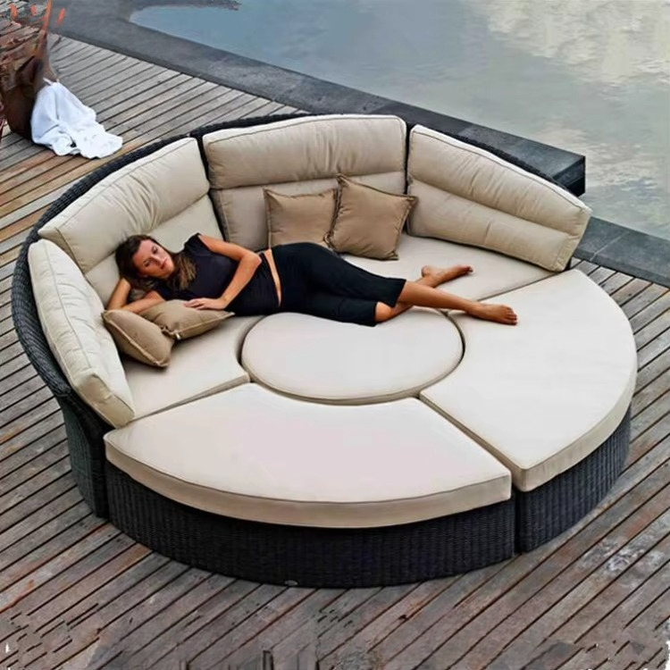 أثاث حدائق فاخر، سرير دائري من - مراجعة Outdoor Furniture Luxury وسعره
