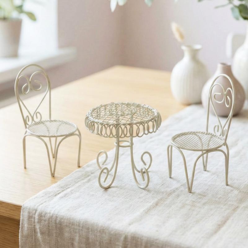 1/3 قطع ديكورات حديقة بيت الدم - مراجعة Bistro Table Set وسعره