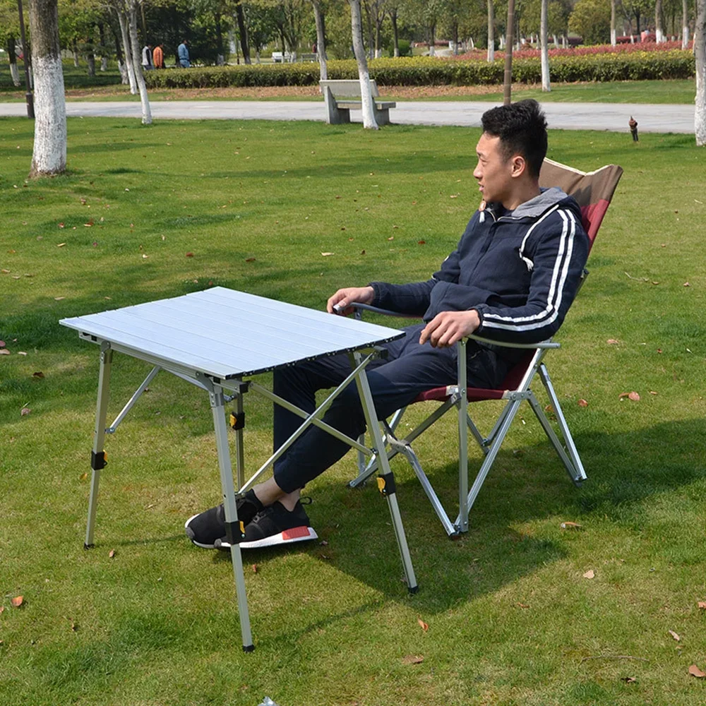 طاولة ألومنيوم خفيفة الوزن قاب - مراجعة Outdoor Furniture Store وسعره