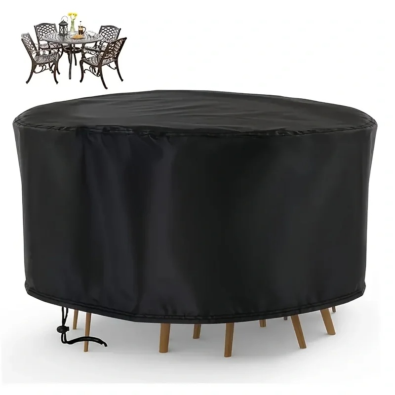غطاء أثاث دائري مقاوم للماء لل - مراجعة Outdoor Furniture Table And Chairs وسعره