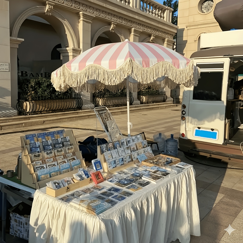 مظلة شاطئية مخططة بشراشيب، مظل - مراجعة Outdoor Furniture Yellow وسعره